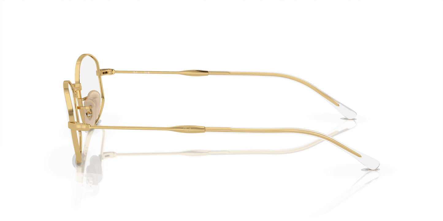 [Clear Lenses, Polished Arista Gold Frame]