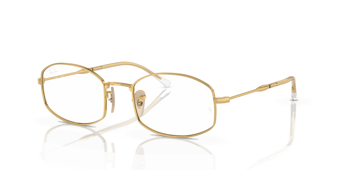 [Clear Lenses, Polished Arista Gold Frame]
