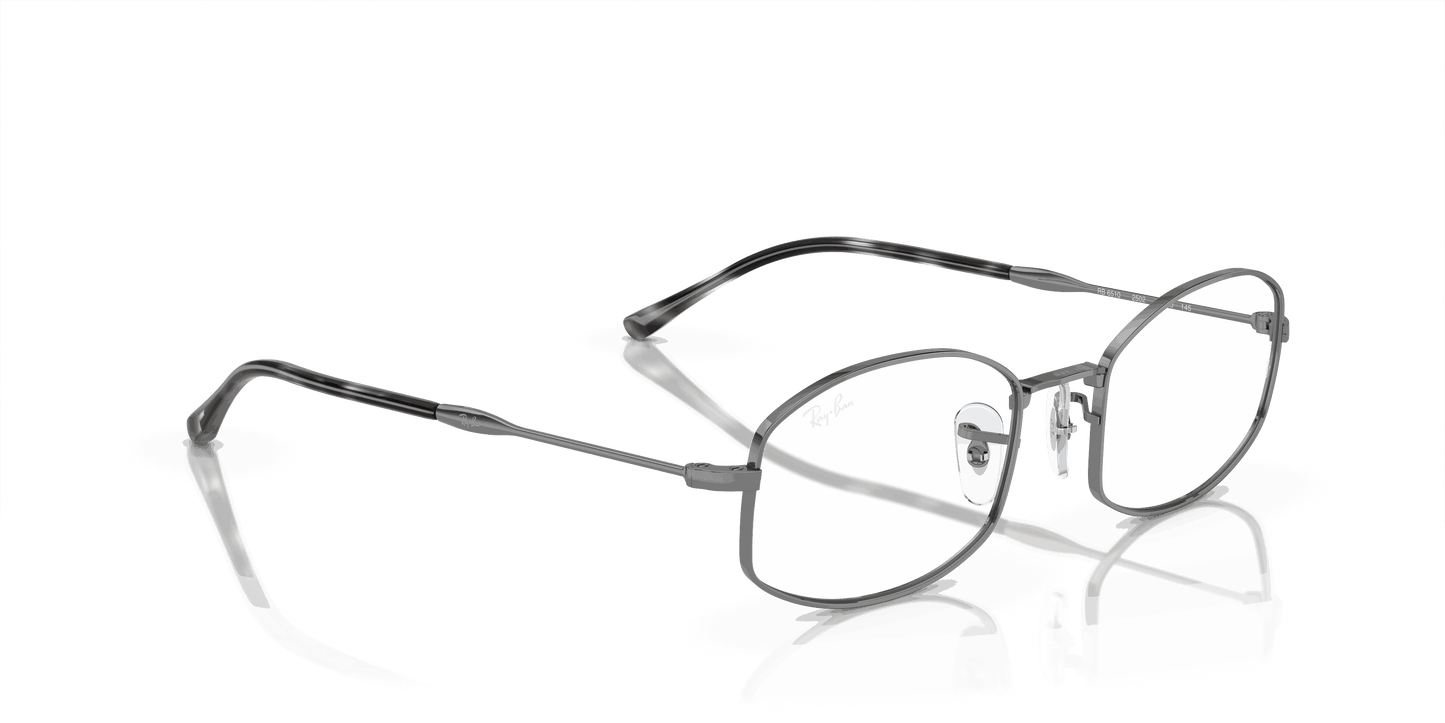 [Clear Lenses, Polished Gunmetal Frame]