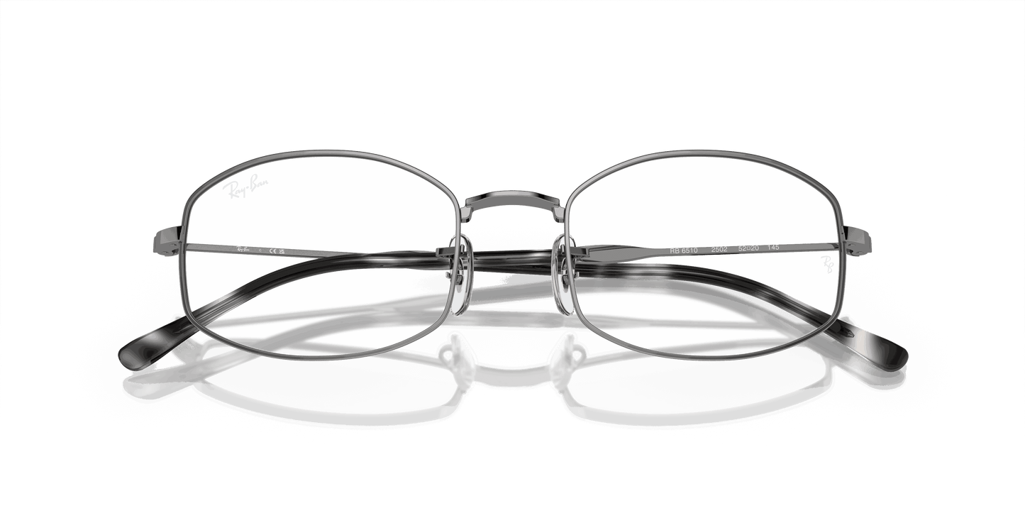 [Clear Lenses, Polished Gunmetal Frame]