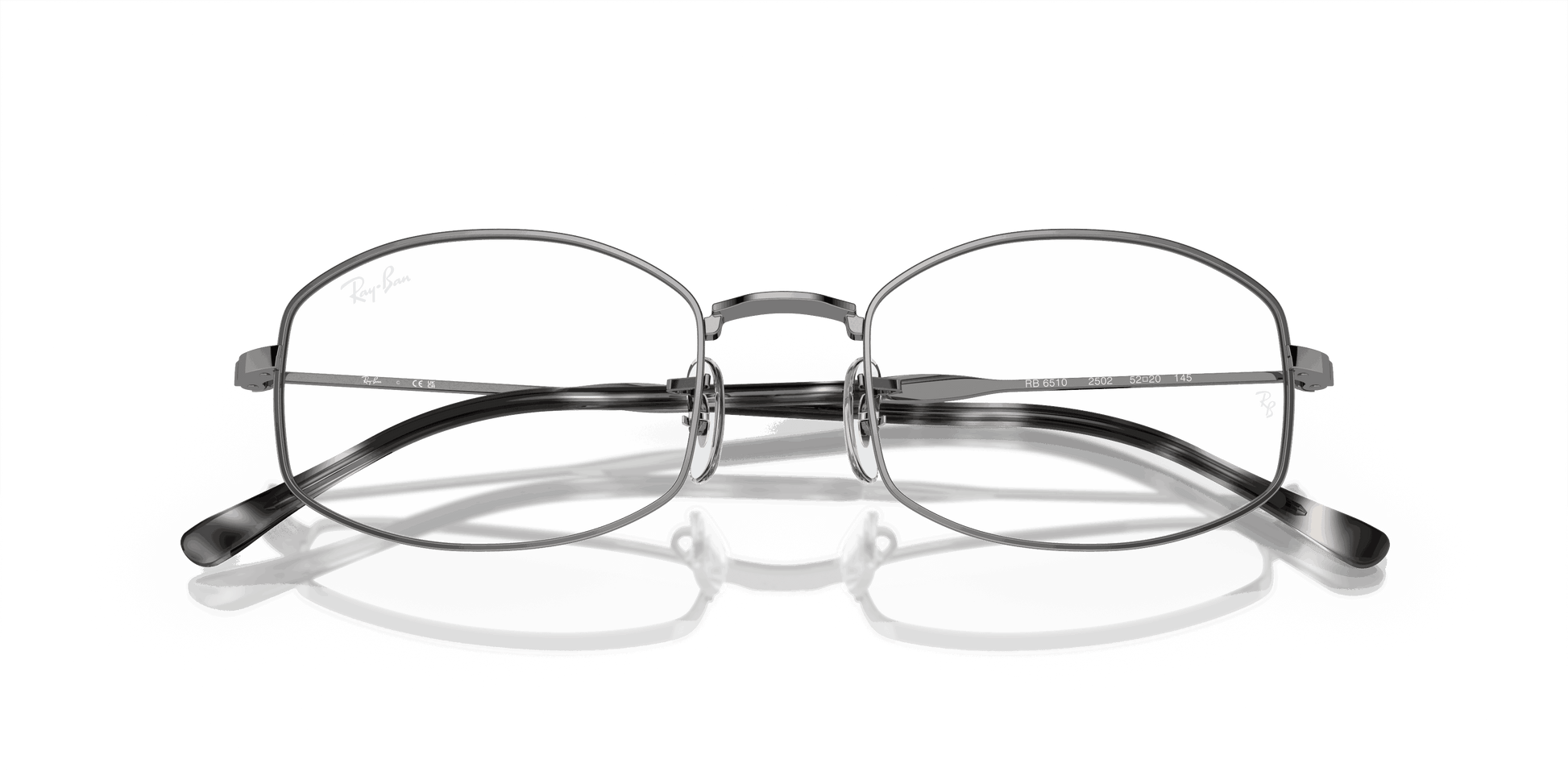[Clear Lenses, Polished Gunmetal Frame]