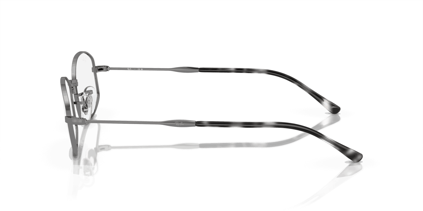 [Clear Lenses, Polished Gunmetal Frame]