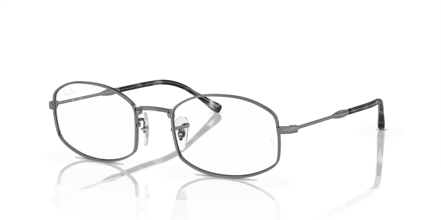 [Clear Lenses, Polished Gunmetal Frame]