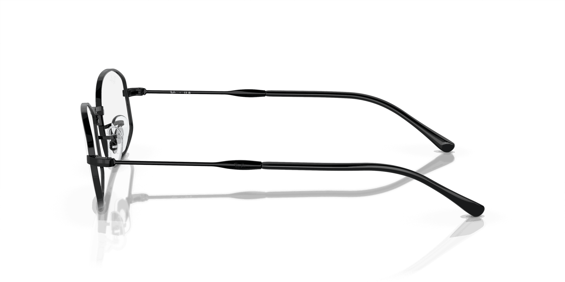 [Demo Lens Lenses, Polished Black Frame]