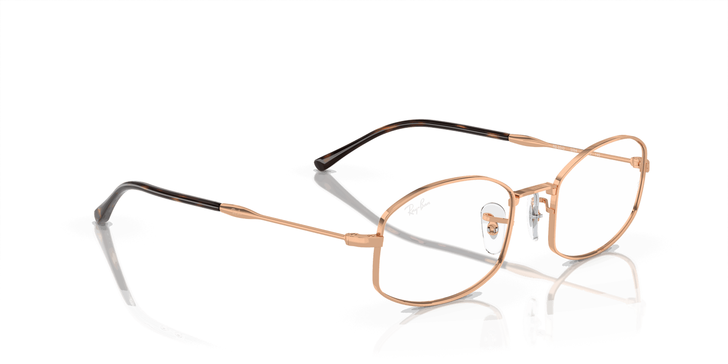 [Demo Lens Lenses, Polished Rose Gold Frame]