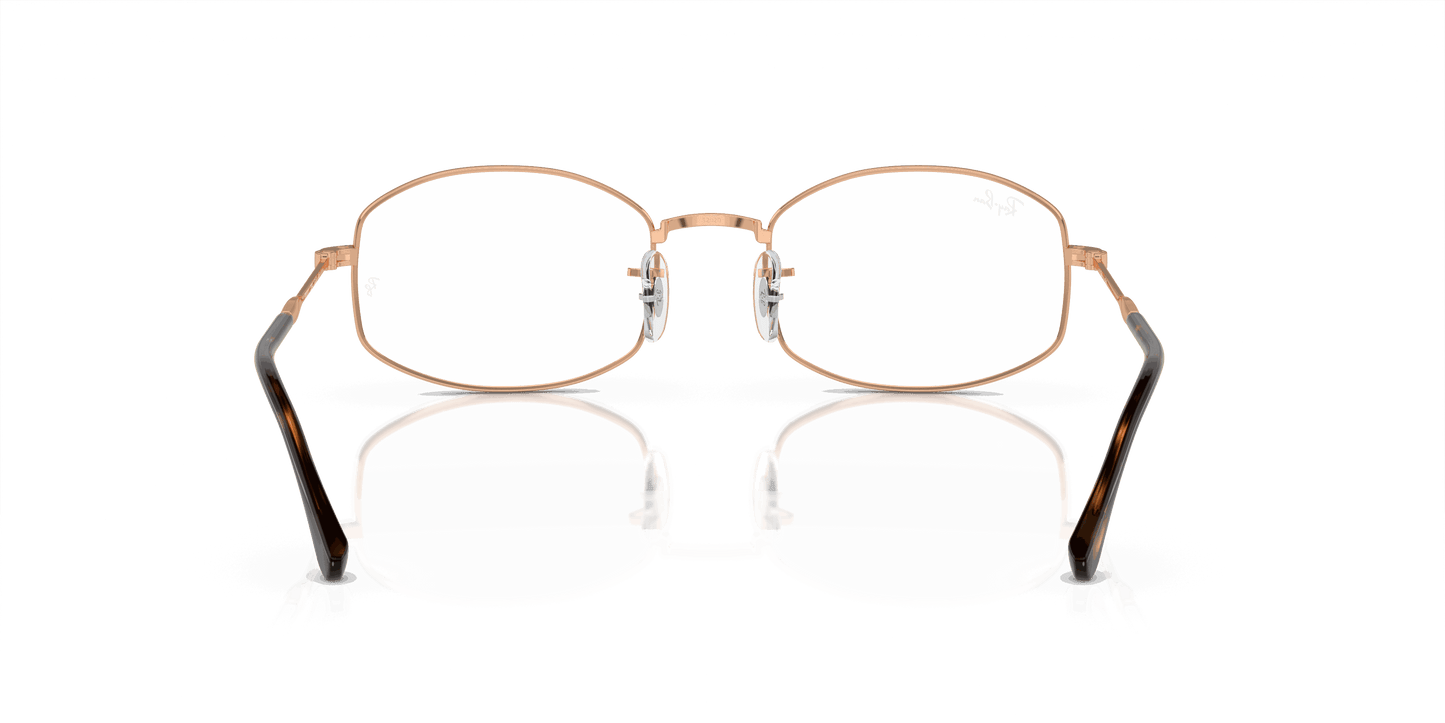 [Demo Lens Lenses, Polished Rose Gold Frame]