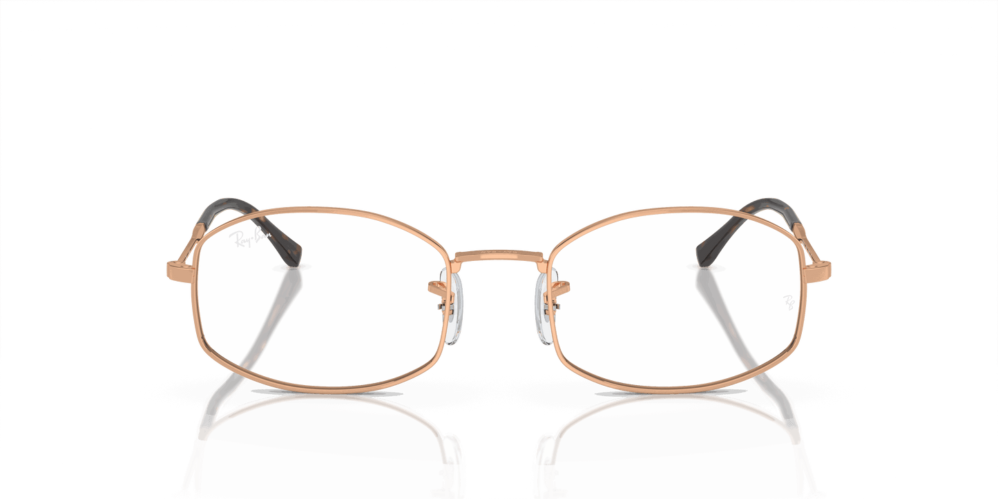 [Demo Lens Lenses, Polished Rose Gold Frame]