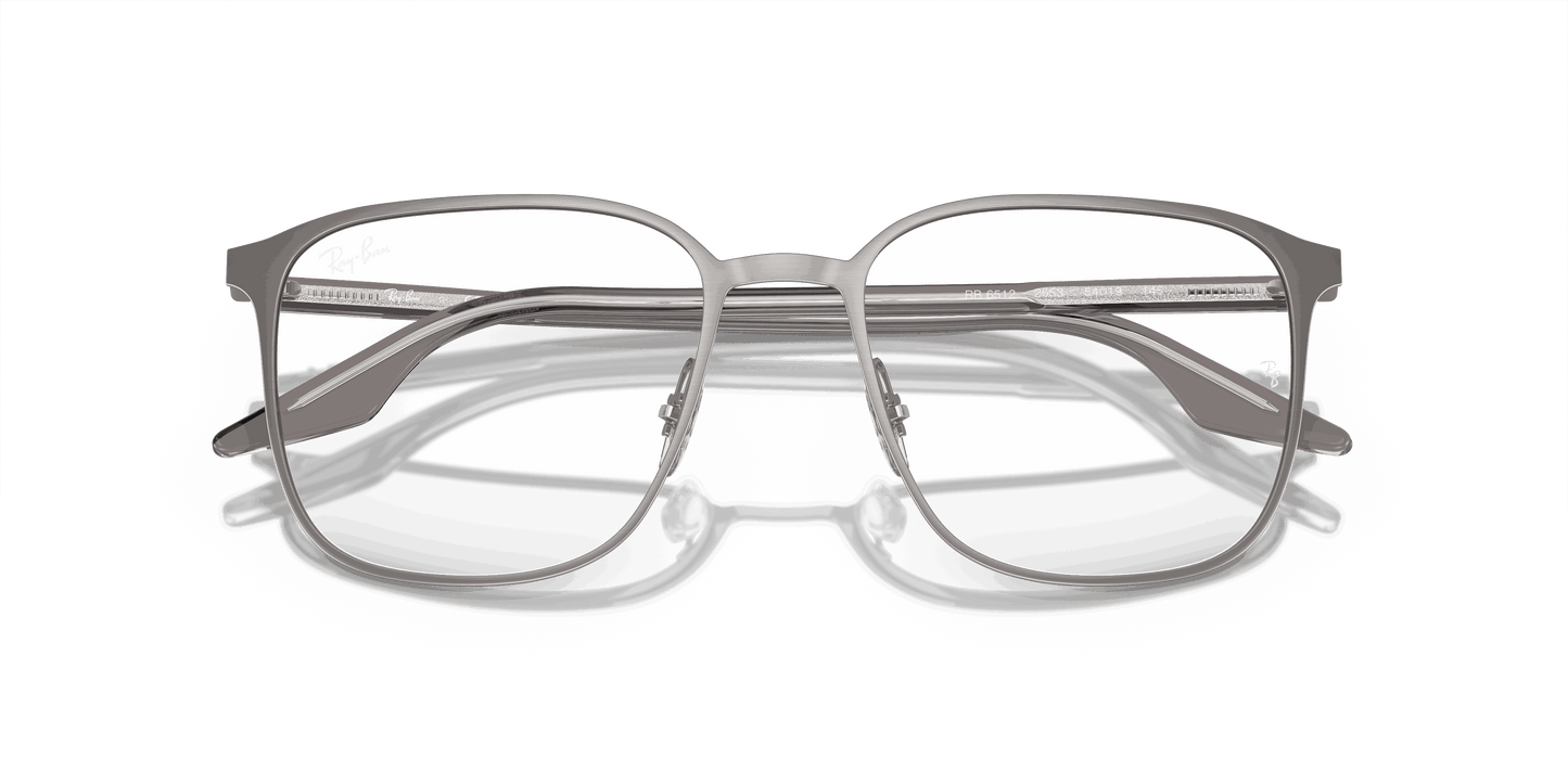 [Clear Lenses, Polished Gunmetal Frame]
