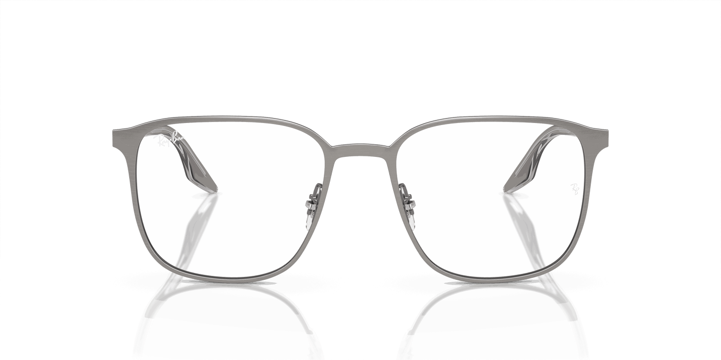 [Clear Lenses, Polished Gunmetal Frame]