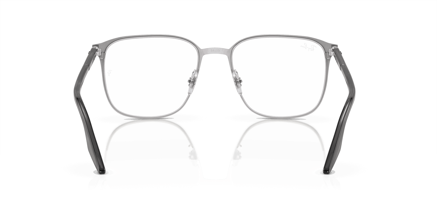 [Demo Lens Lenses, Polished Silver Frame]