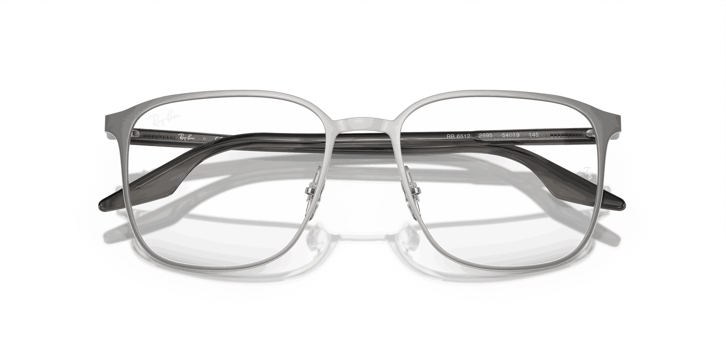 [Demo Lens Lenses, Polished Silver Frame]