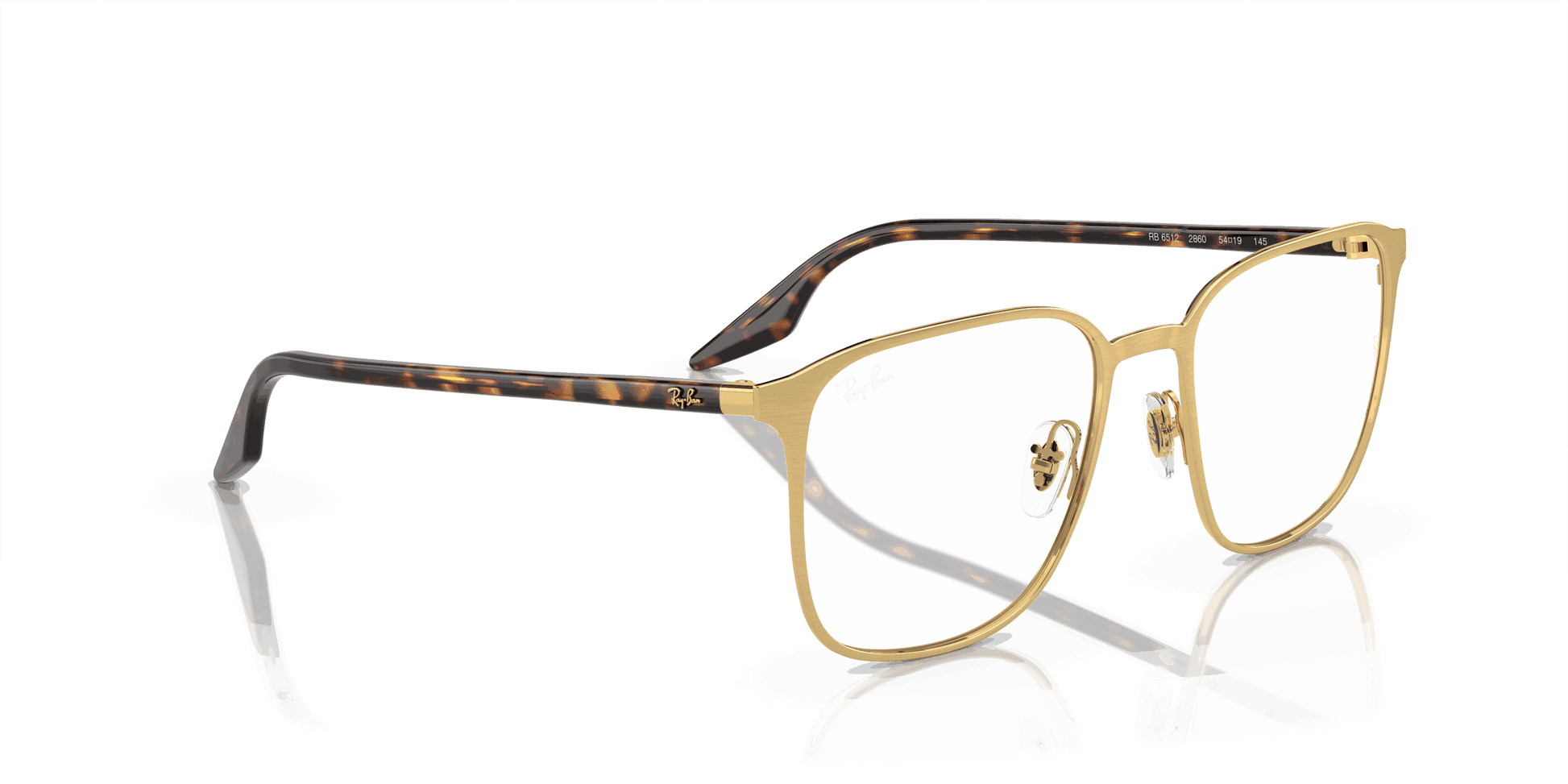[Demo Lens Lenses, Polished Gold Frame]