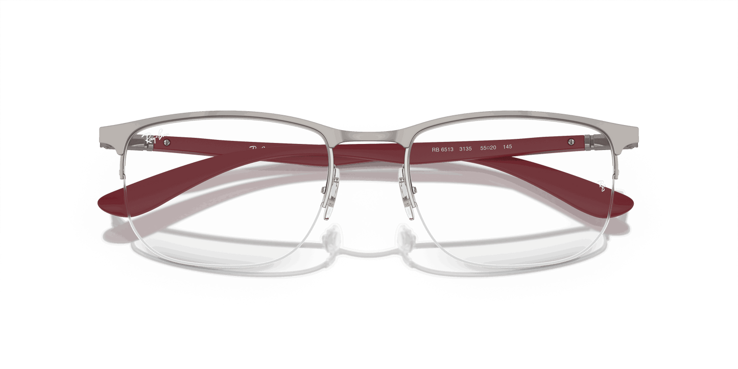 [Clear Lenses, Polished Gunmetal Frame]