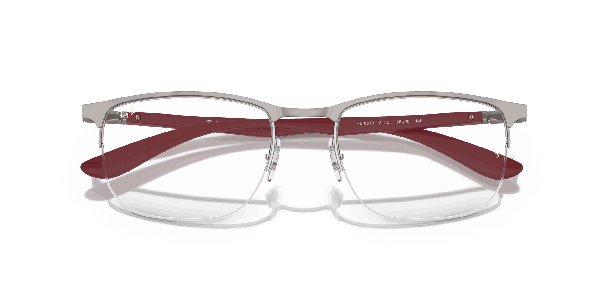 [Clear Lenses, Polished Gunmetal Frame]