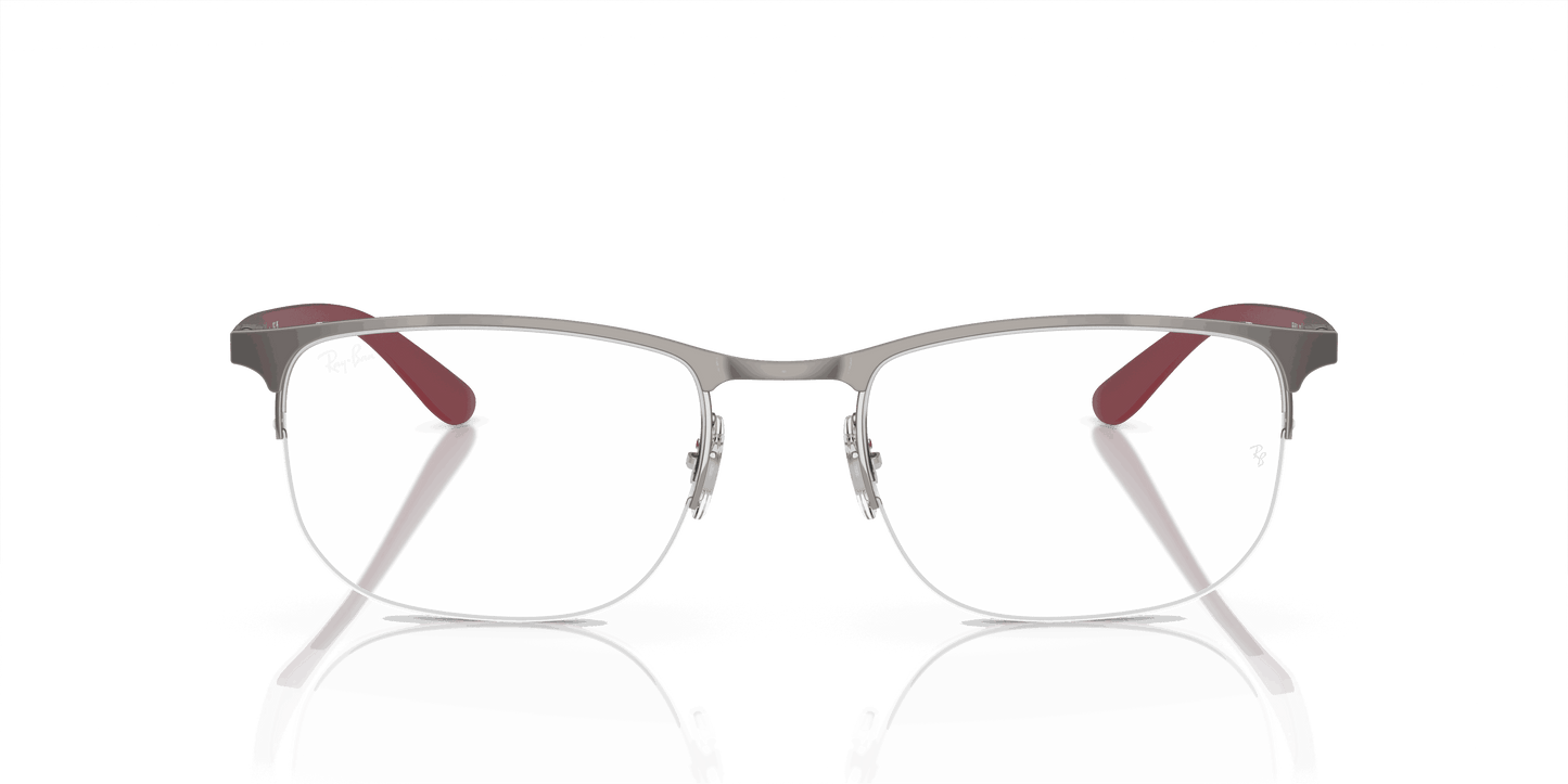 [Clear Lenses, Polished Gunmetal Frame]