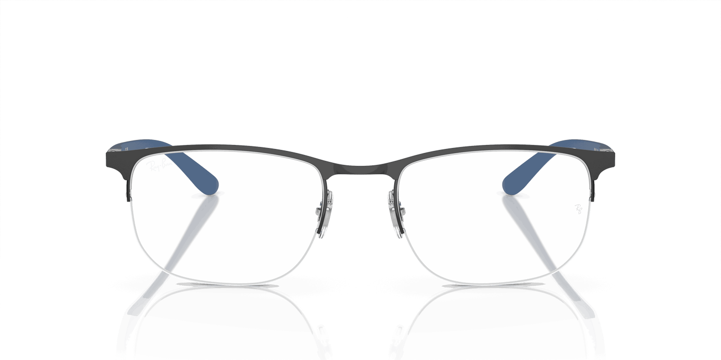 [Clear Lenses, Polished Black Frame]