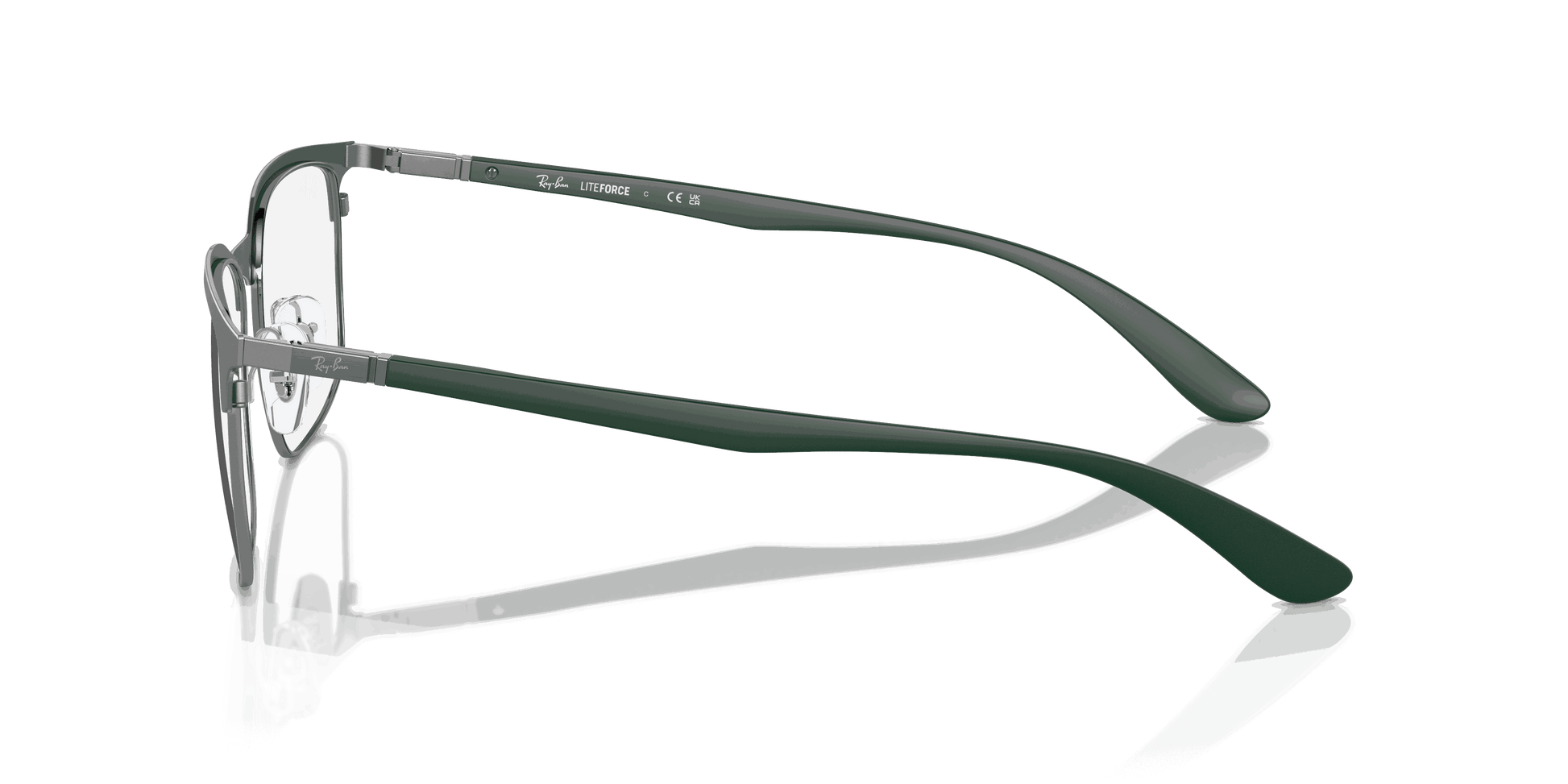 [Clear Lenses, Polished Gunmetal On Gunmetal Frame]