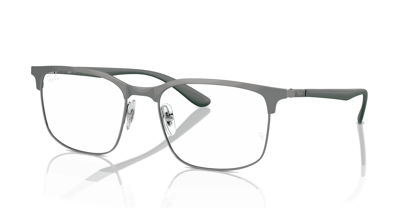 [Clear Lenses, Polished Gunmetal On Gunmetal Frame]