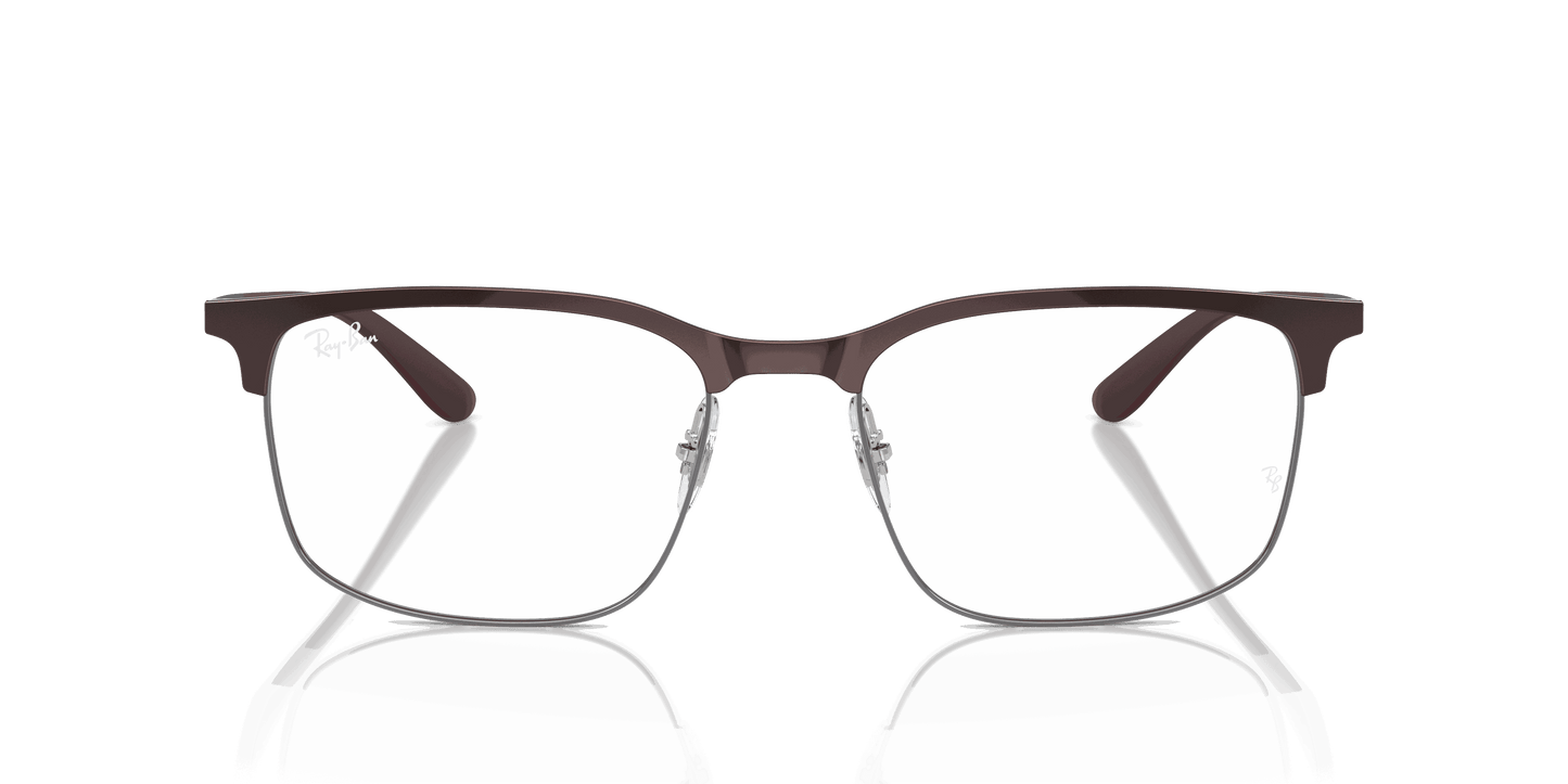 [Clear Lenses, Polished Brown On Gunmetal Frame]