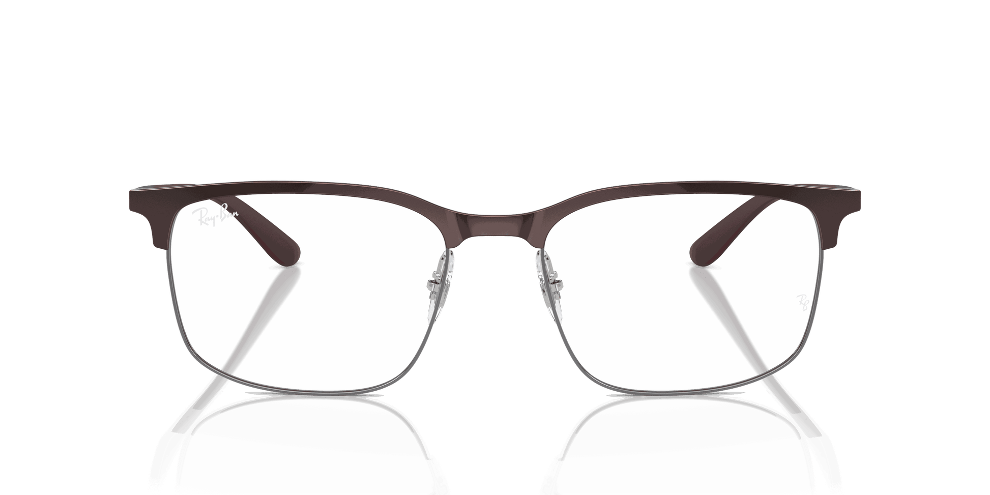 [Clear Lenses, Polished Brown On Gunmetal Frame]