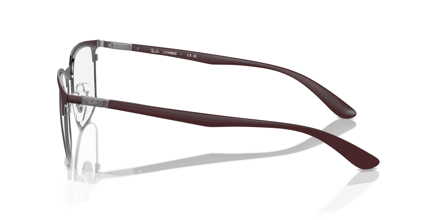 [Clear Lenses, Polished Brown On Gunmetal Frame]