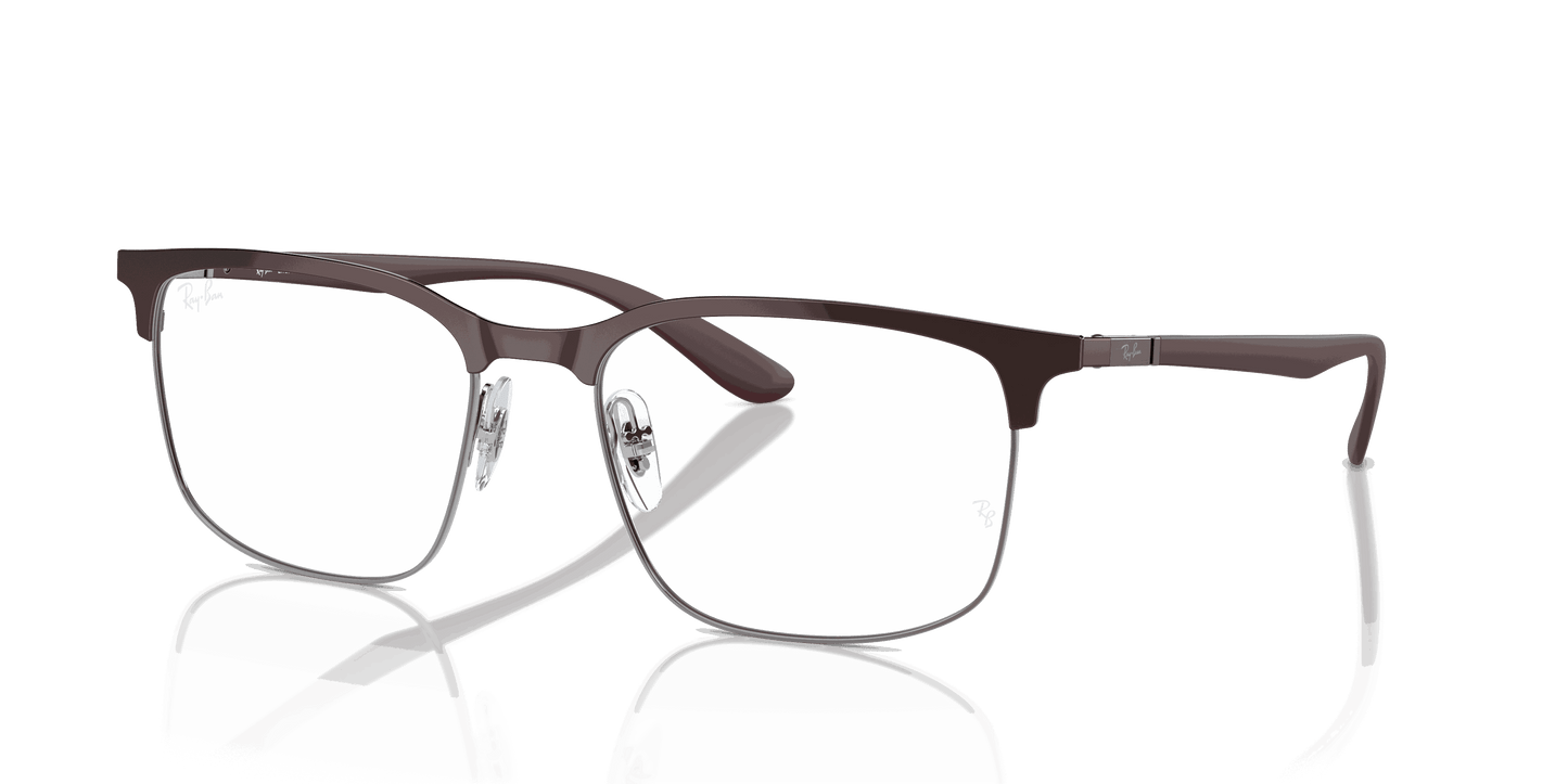 [Clear Lenses, Polished Brown On Gunmetal Frame]