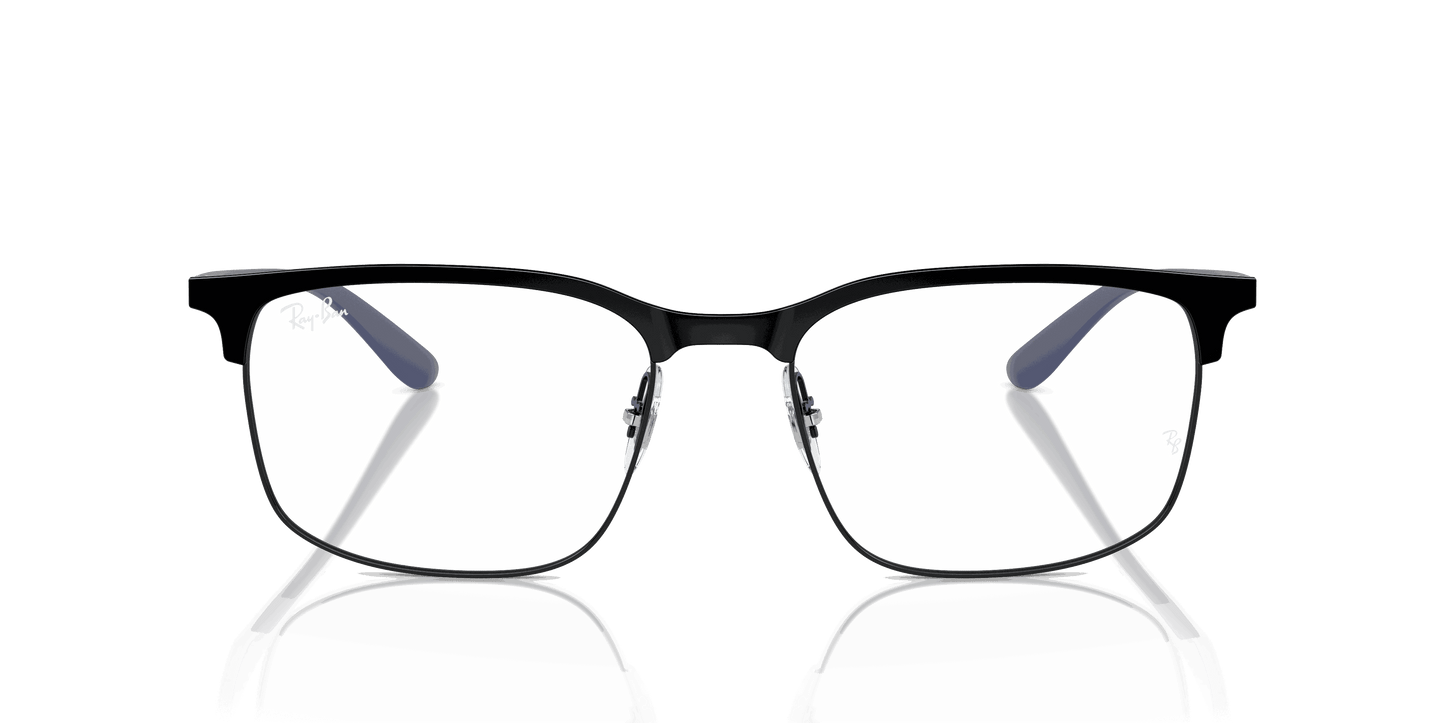 [Clear Lenses, Matte Black On Black Frame]