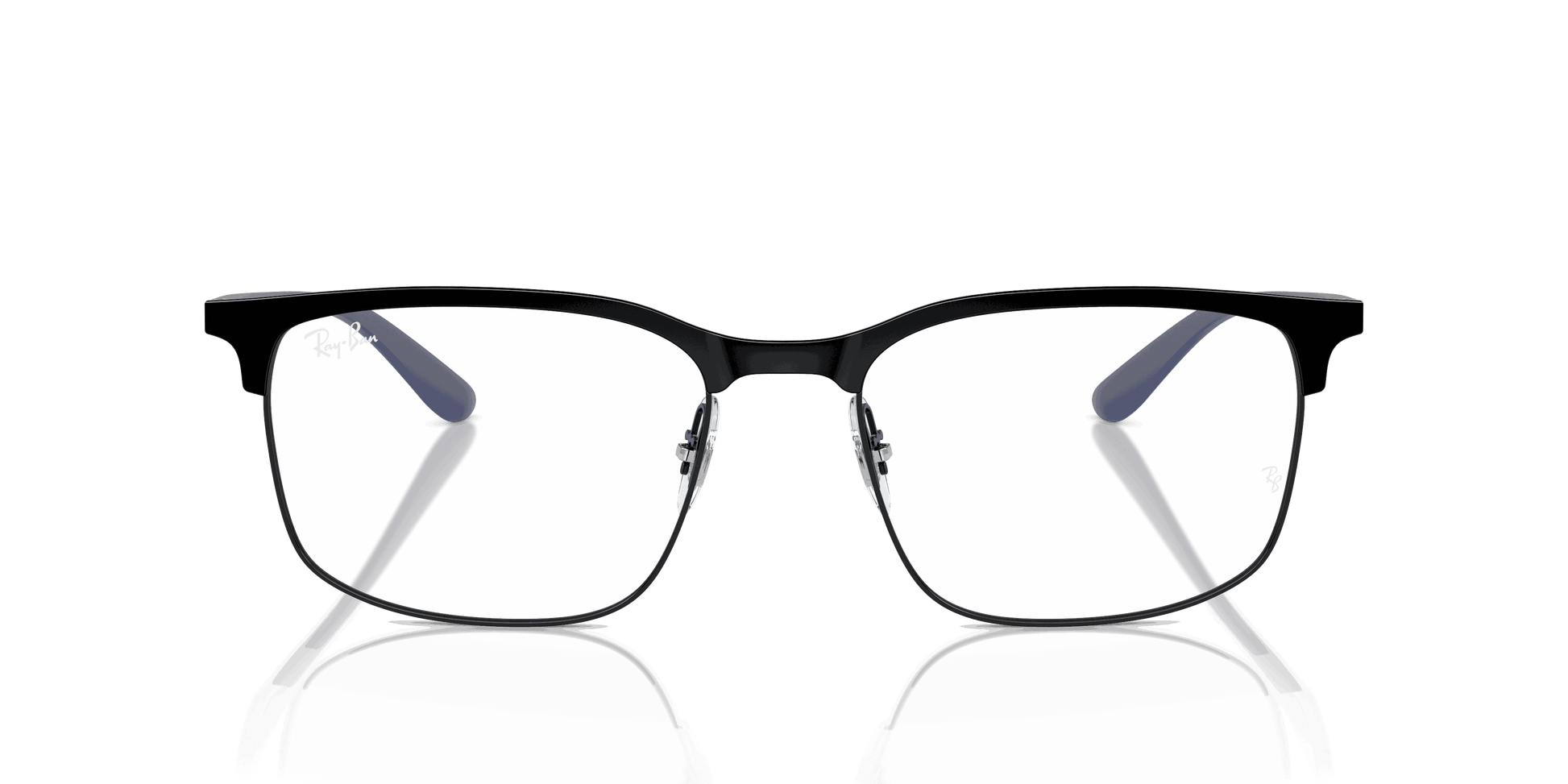 [Clear Lenses, Matte Black On Black Frame]