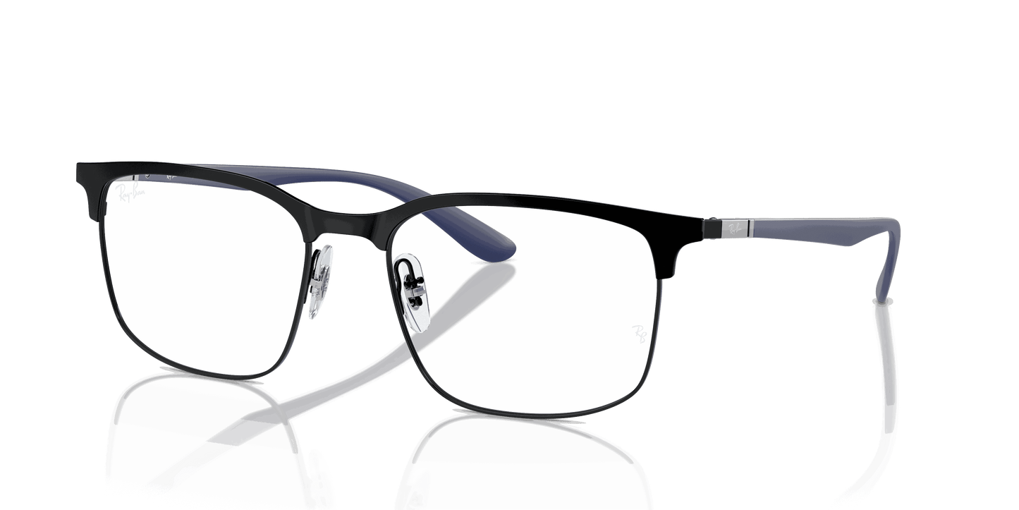 [Clear Lenses, Matte Black On Black Frame]