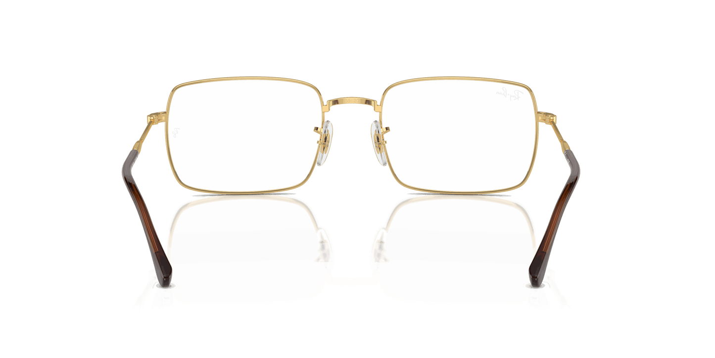 [Clear Lenses, Polished Arista Gold Frame]