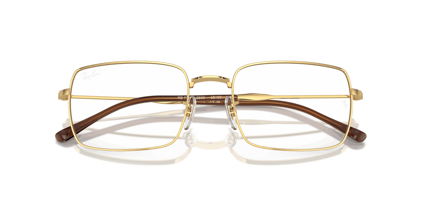 [Clear Lenses, Polished Arista Gold Frame]