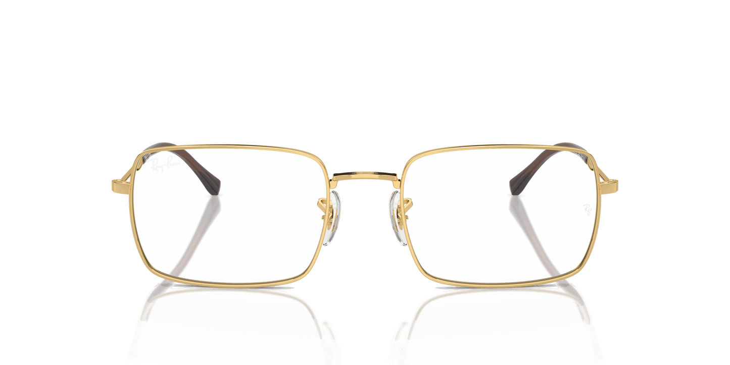 [Clear Lenses, Polished Arista Gold Frame]