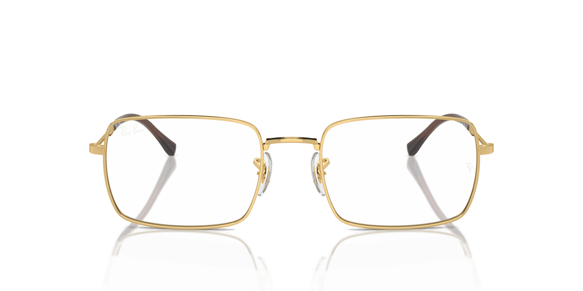 [Clear Lenses, Polished Arista Gold Frame]