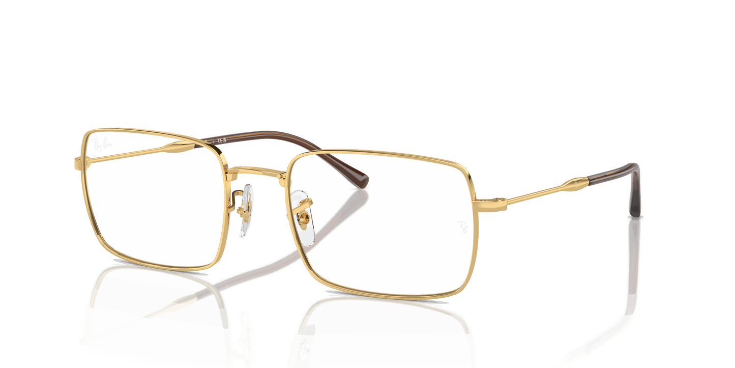 [Clear Lenses, Polished Arista Gold Frame]