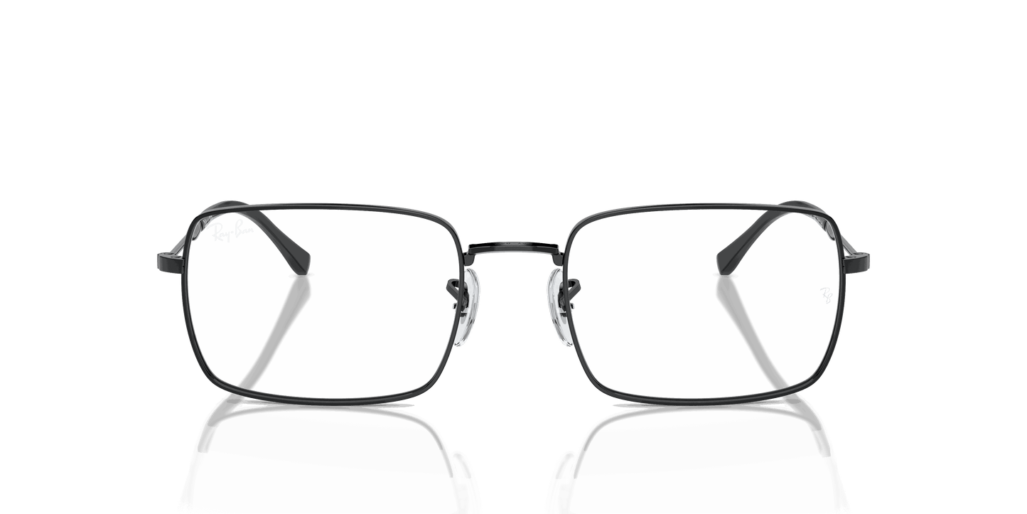 [Clear Lenses, Polished Black Frame]