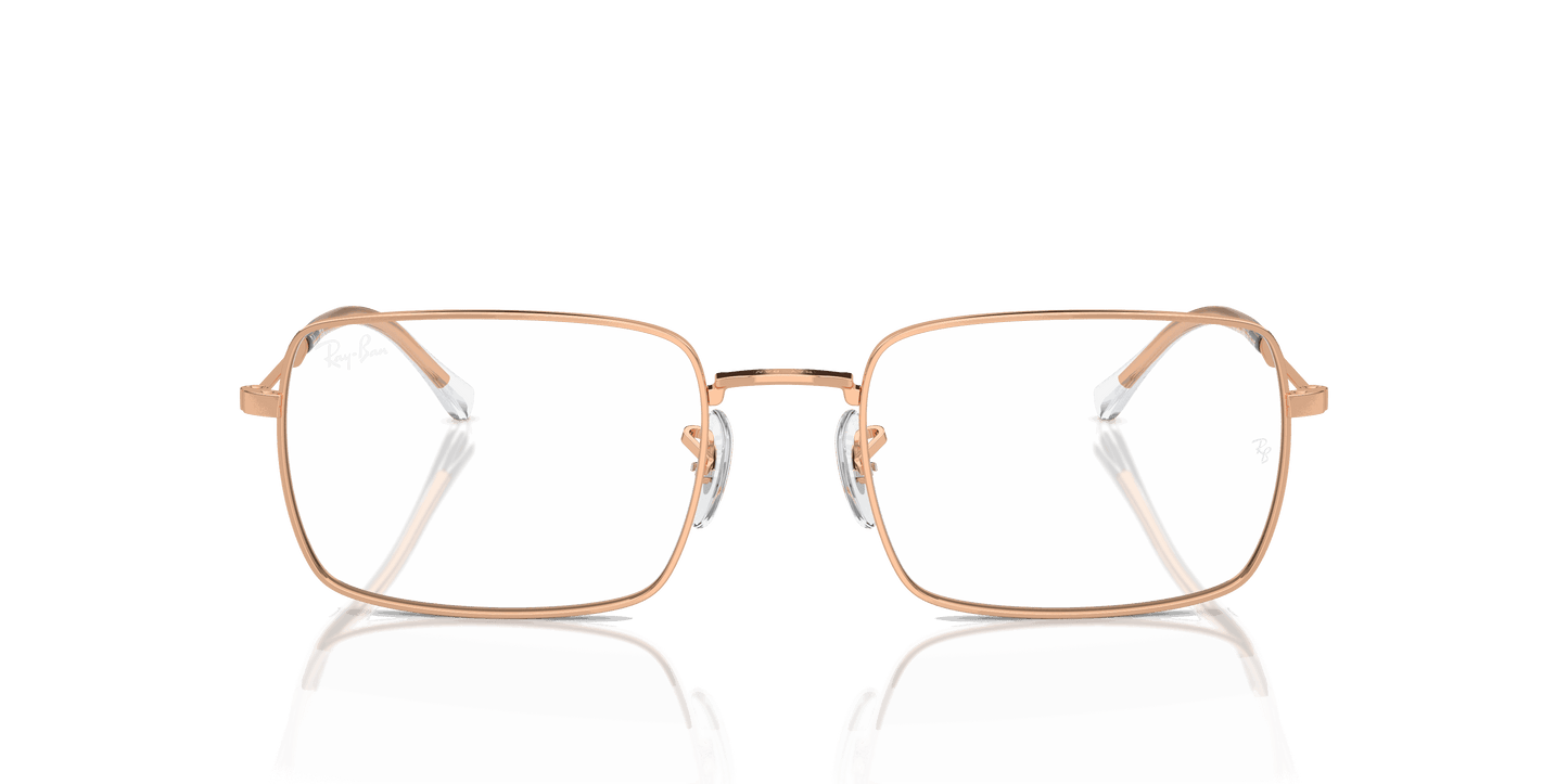 [Clear Lenses, Polished Rose Gold Frame]
