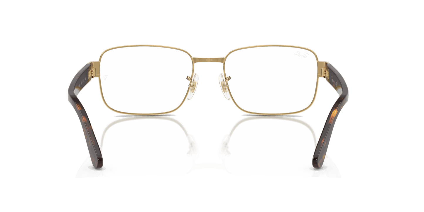 [Clear Lenses, Polished Arista Gold Frame]