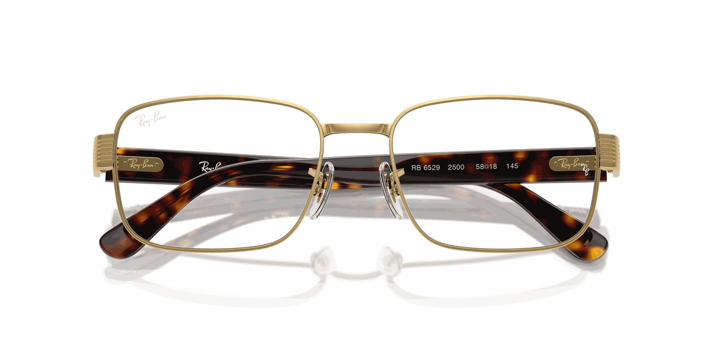 [Clear Lenses, Polished Arista Gold Frame]