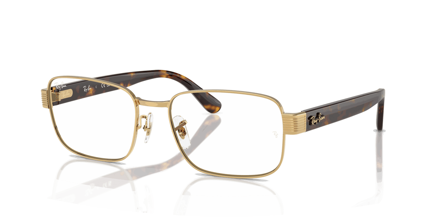 [Clear Lenses, Polished Arista Gold Frame]
