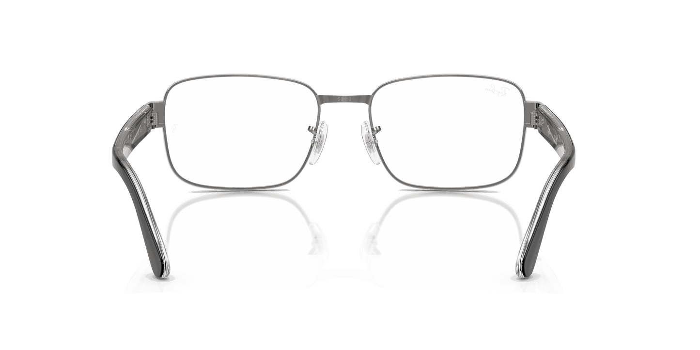 [Clear Lenses, Polished Gunmetal Frame]