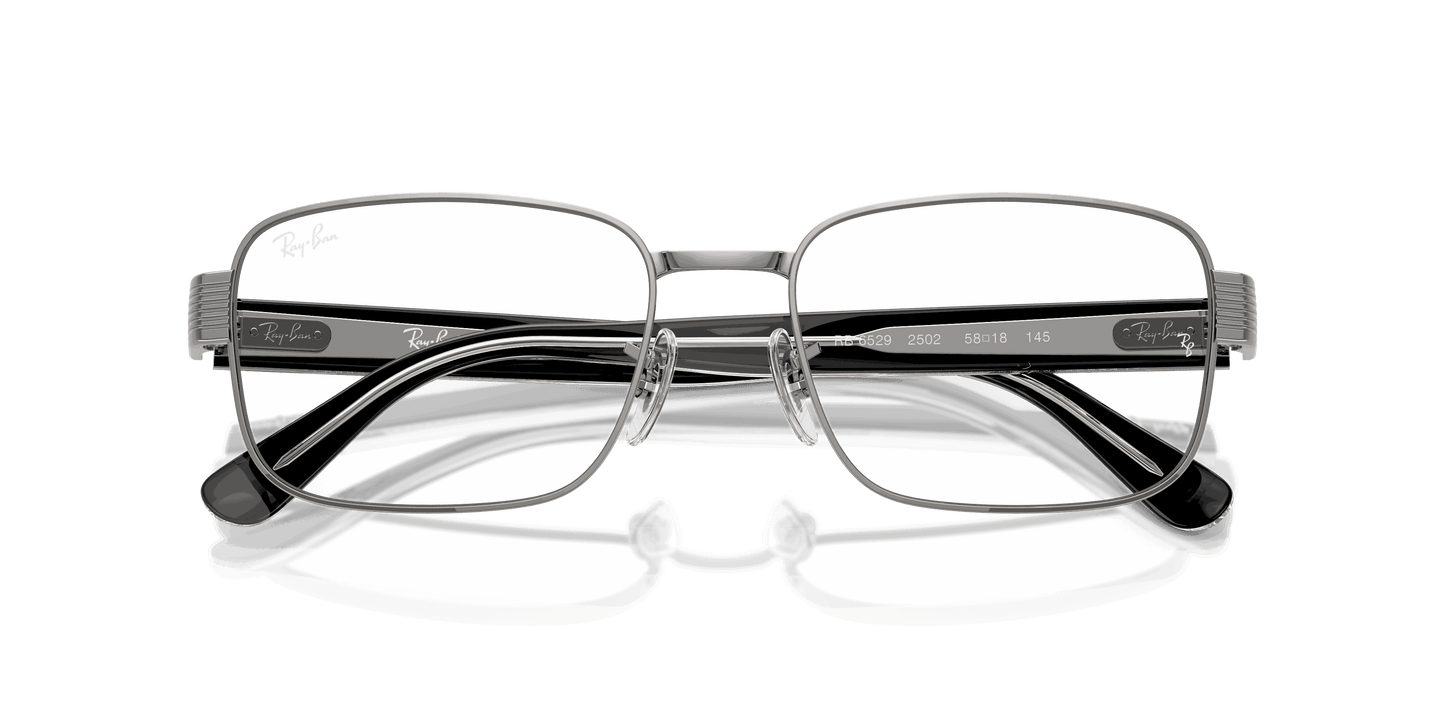 [Clear Lenses, Polished Gunmetal Frame]