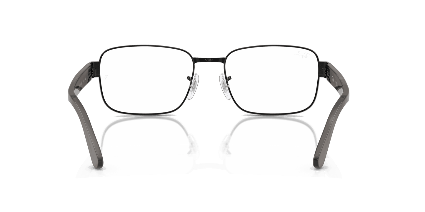 [Clear Lenses, Polished Black Frame]