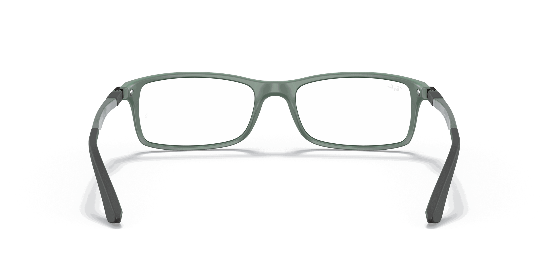 [Clear Lenses, Matte Black On Green Frame]