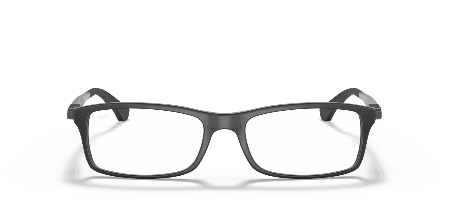 [Clear Lenses, Matte Black On Green Frame]