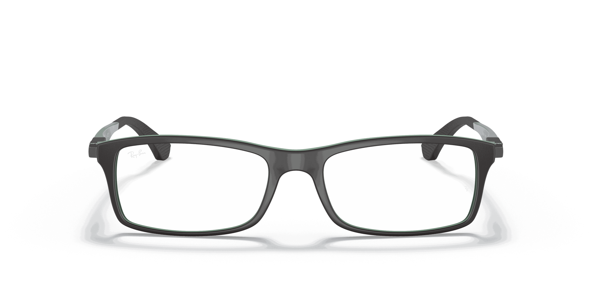[Clear Lenses, Matte Black On Green Frame]