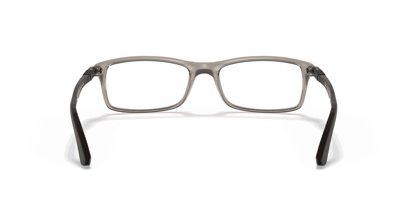 [Clear Lenses, Polished Trasparent Grey Frame]