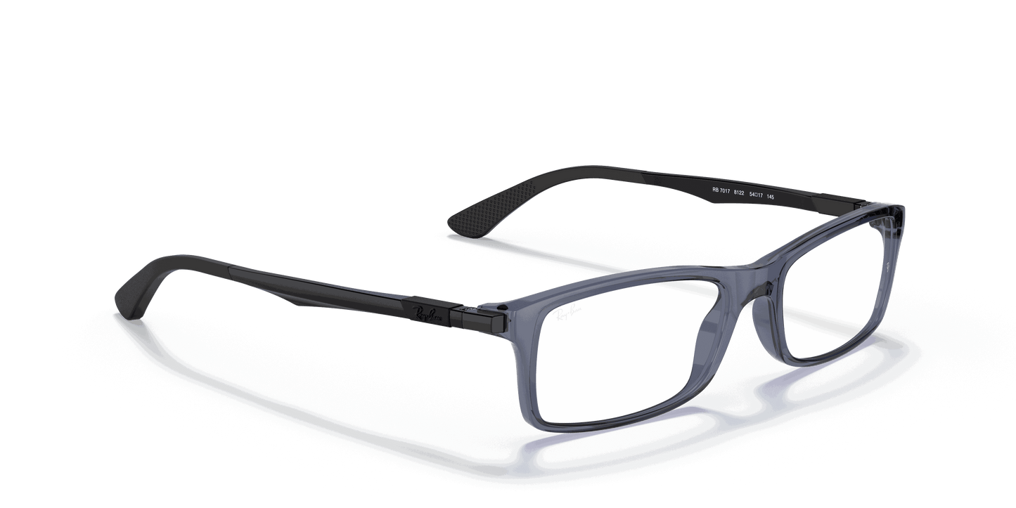 [Clear Lenses, Polished Transparent Blue Frame]
