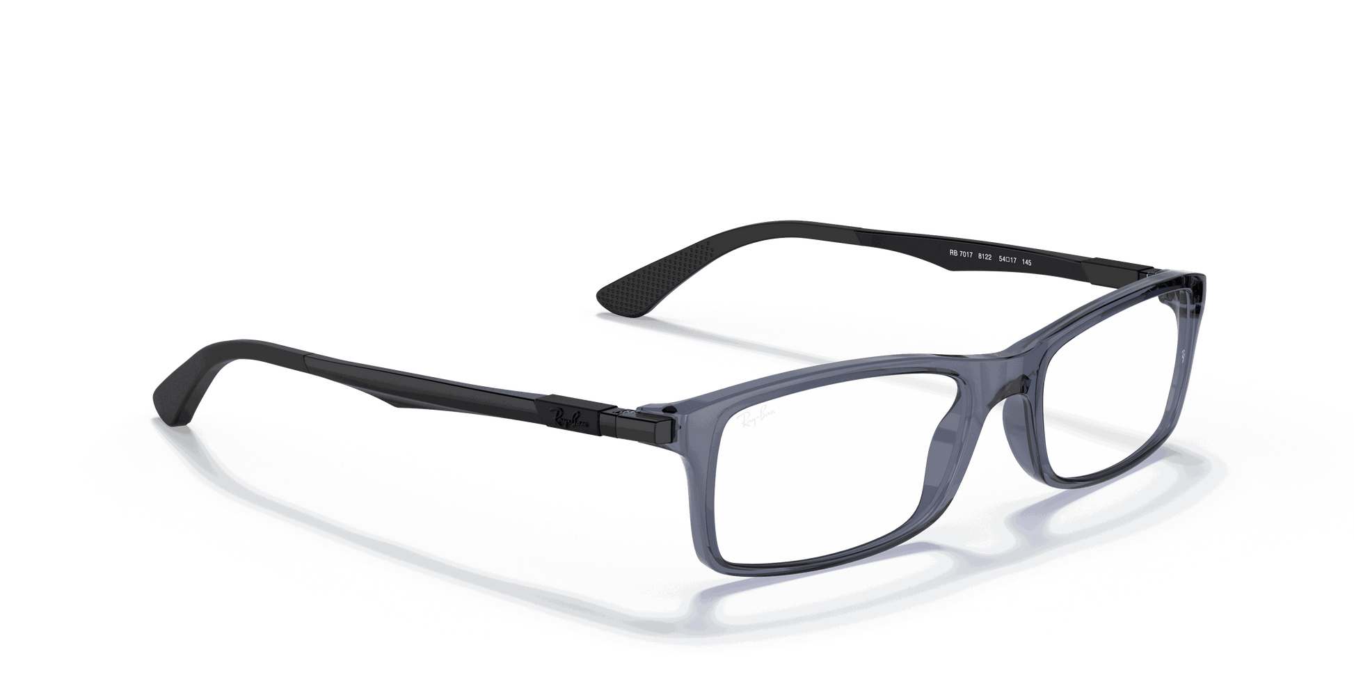 [Clear Lenses, Polished Transparent Blue Frame]