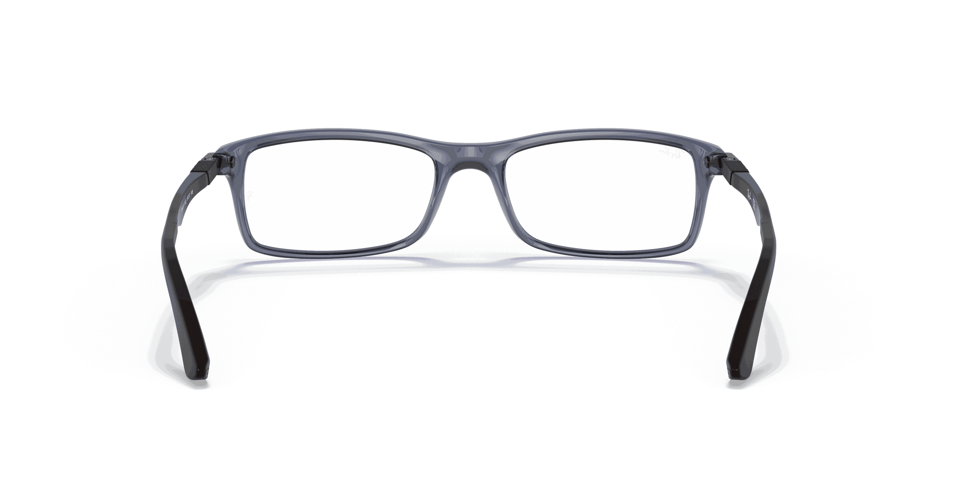 [Clear Lenses, Polished Transparent Blue Frame]