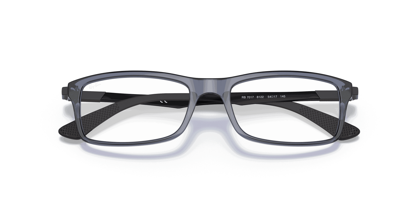 [Clear Lenses, Polished Transparent Blue Frame]